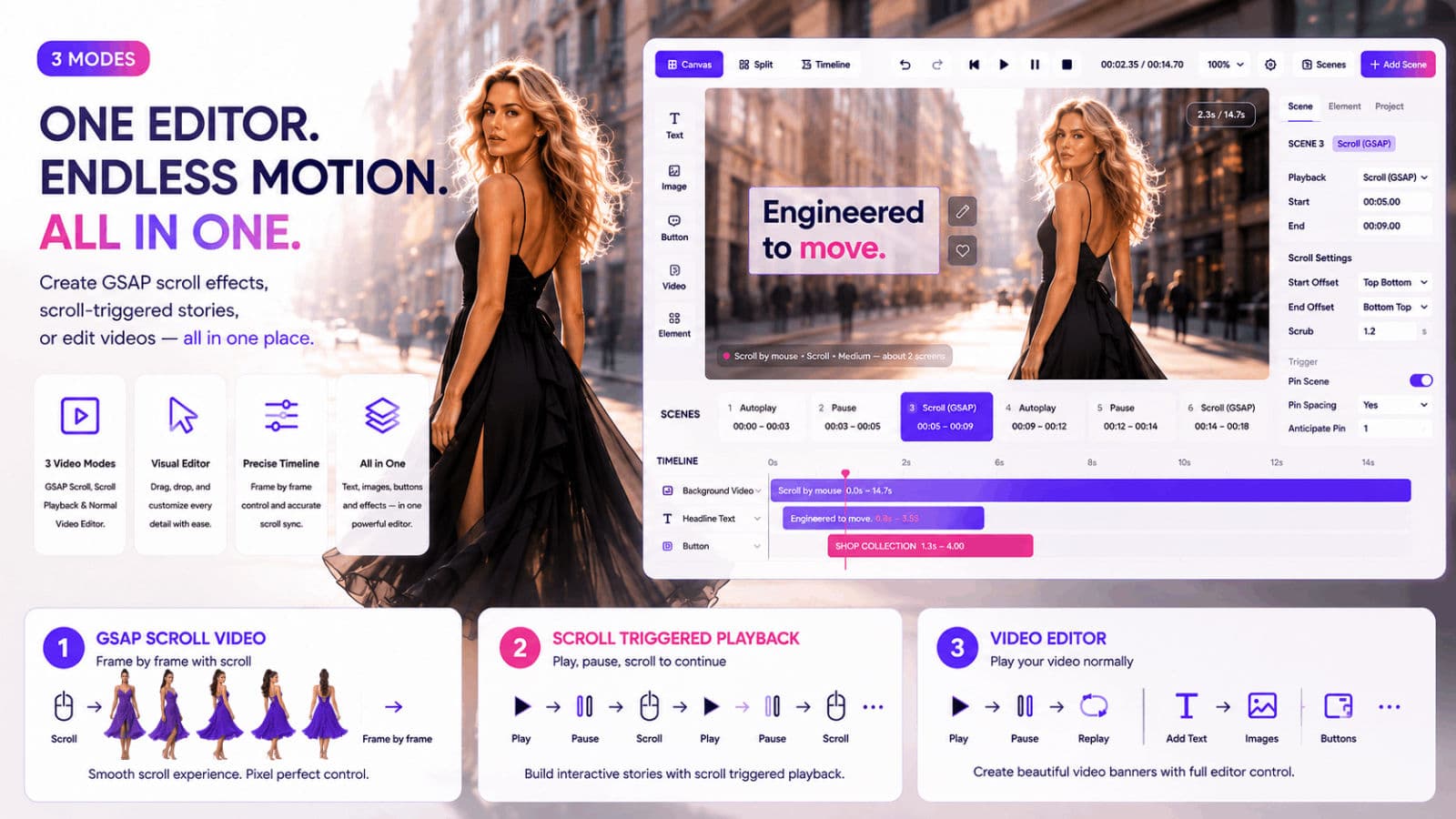 Motion Hero: Gsap Shopify preview