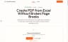 Create PDF from Excel