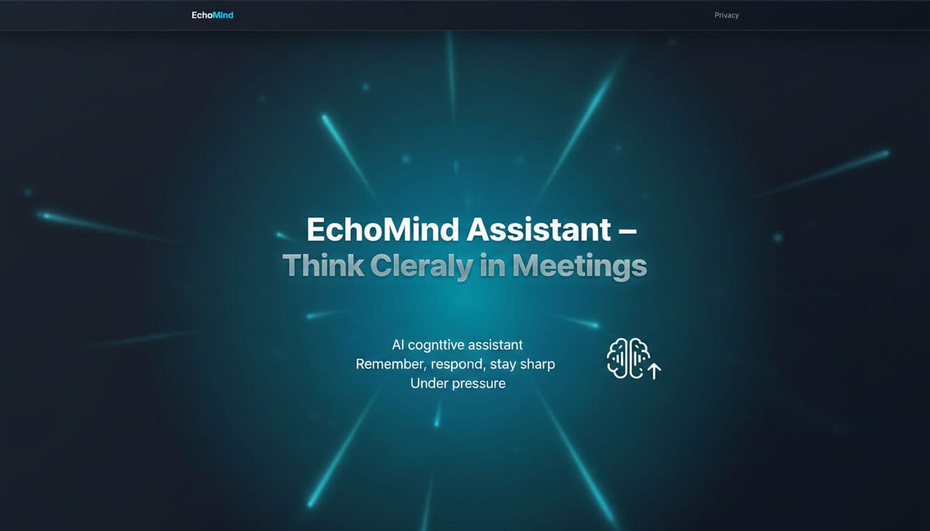 EchoMind Assistant preview
