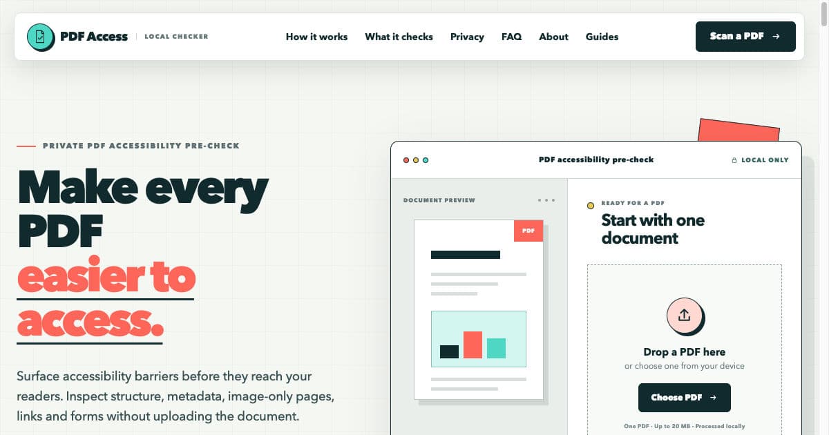 PDF Accessibility Checker preview