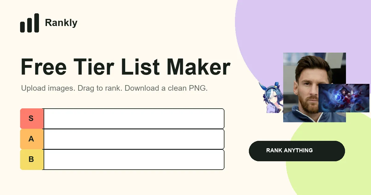 Tier List Maker preview