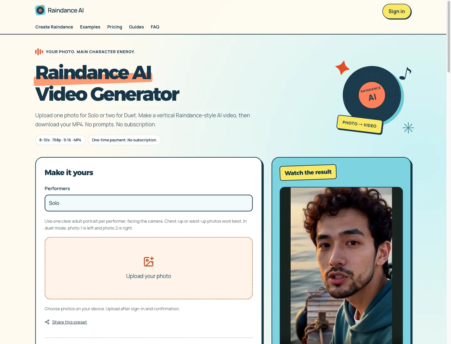 Raindance AI preview