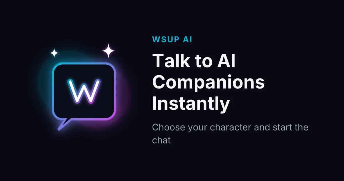 WSUP AI: Free AI Character Chat preview