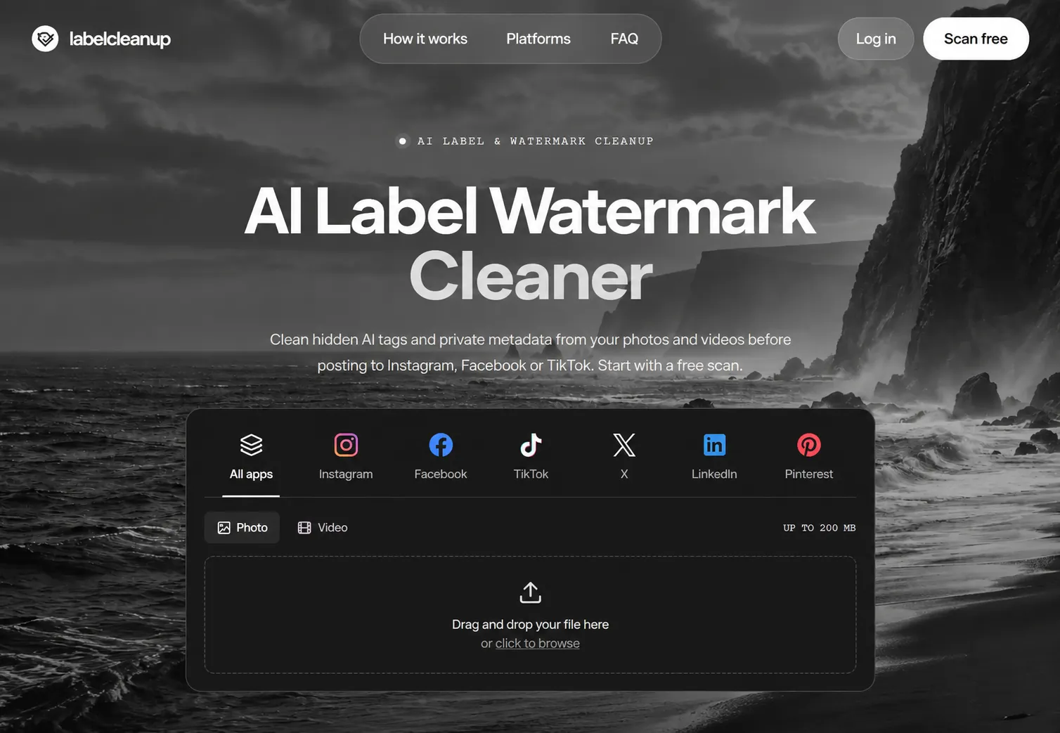 Label Cleanup preview