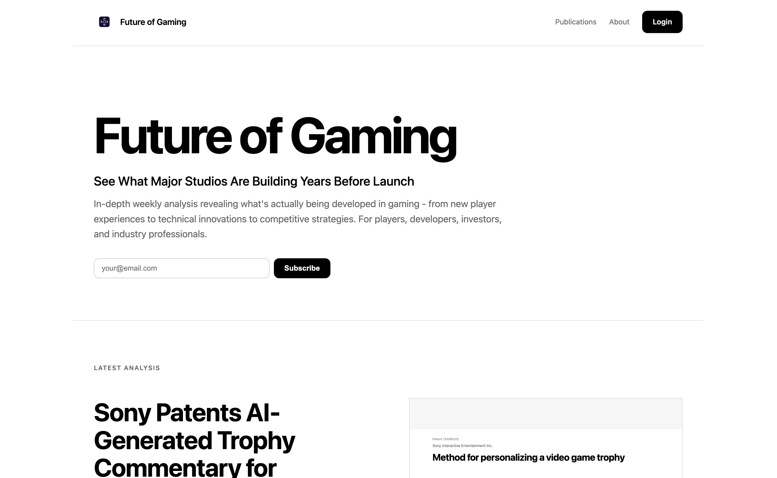 Future of Gaming preview