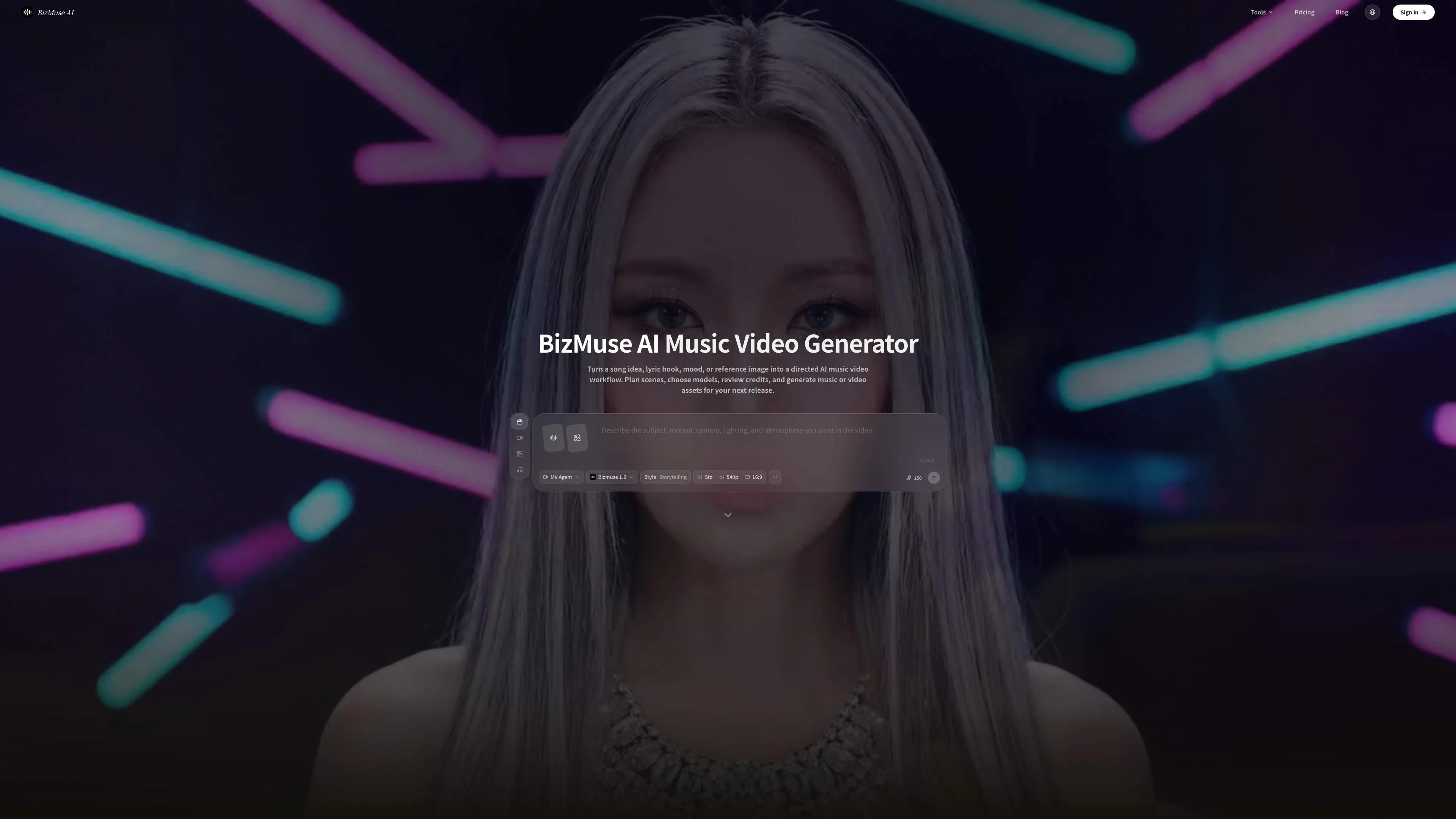 Bizmuse AI preview