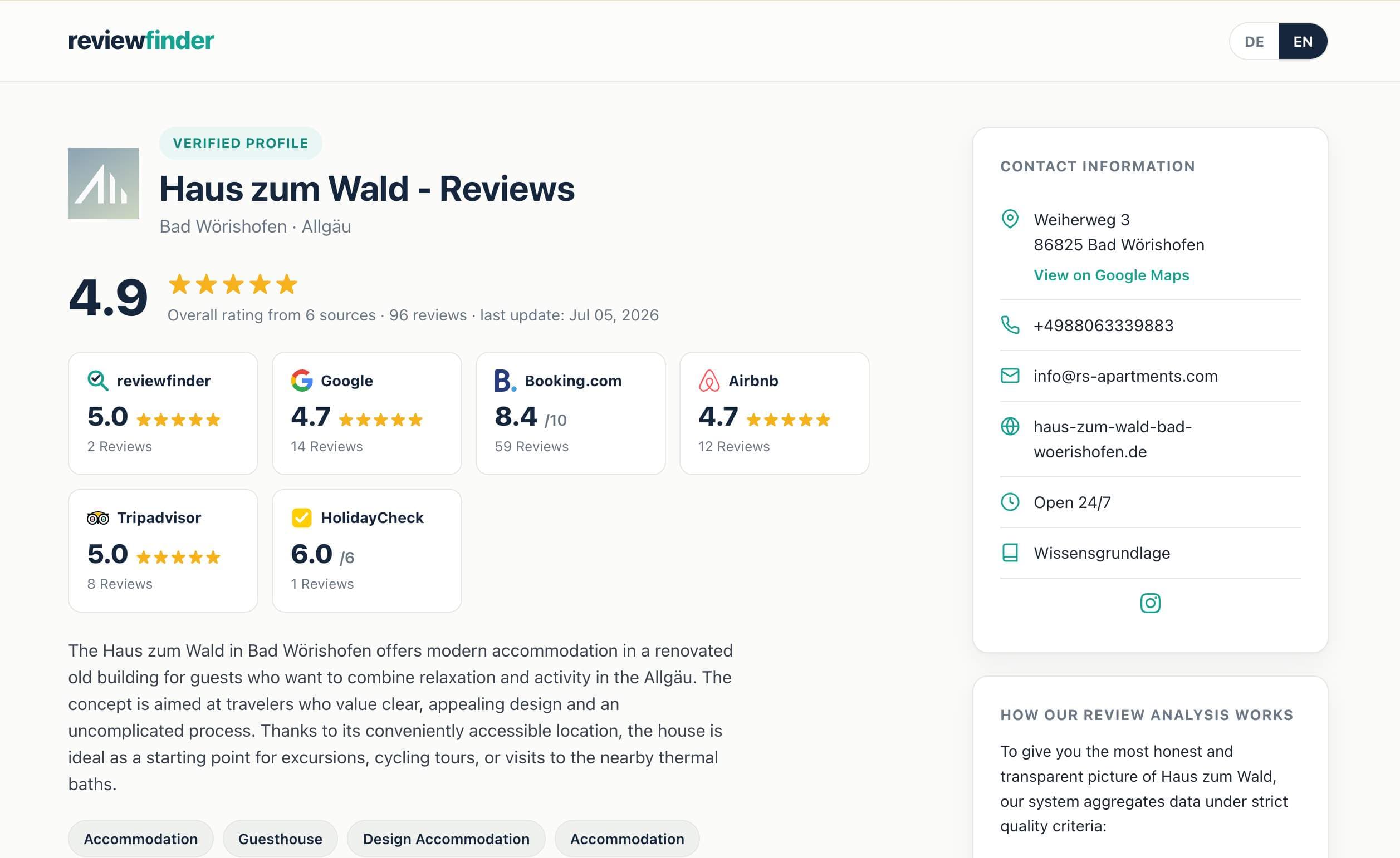 reviewfinder preview