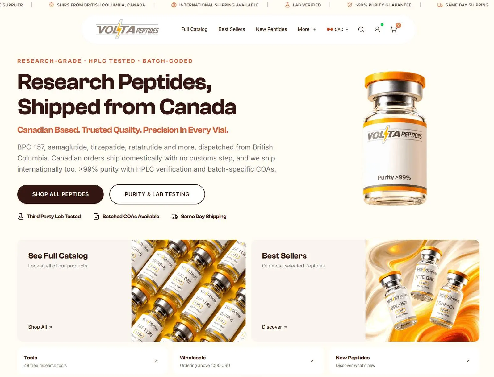 Volta Peptides preview